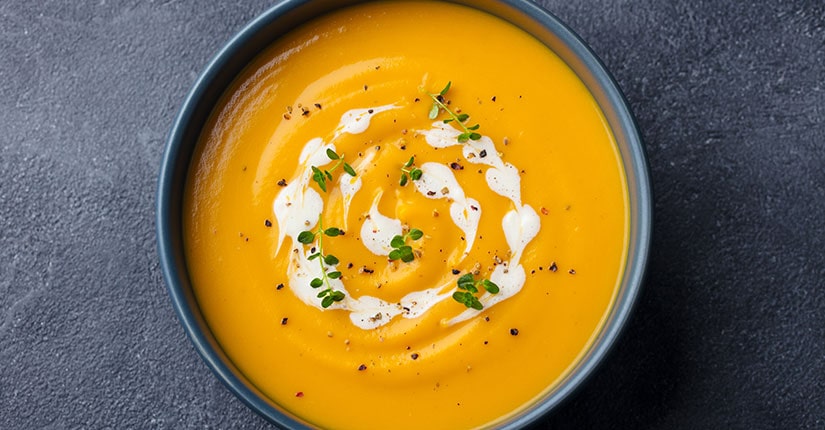 Creamy Curried Lentil and Butternut Soup