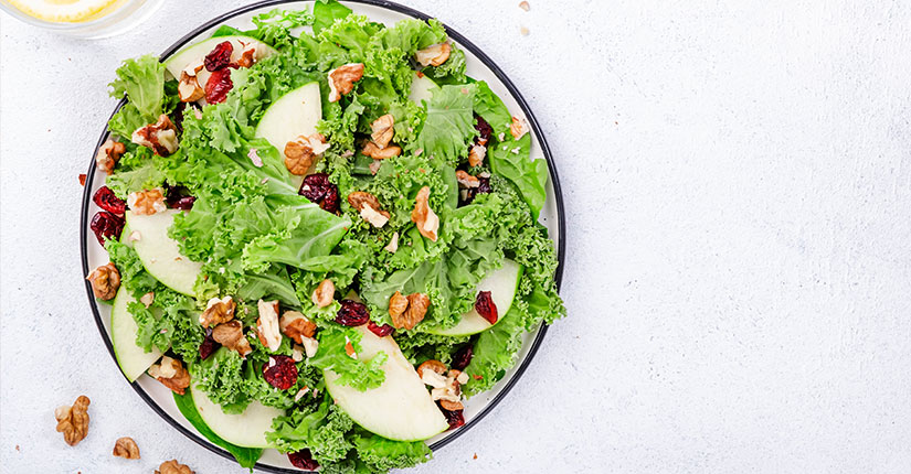 Nutty Green Leafy Salad