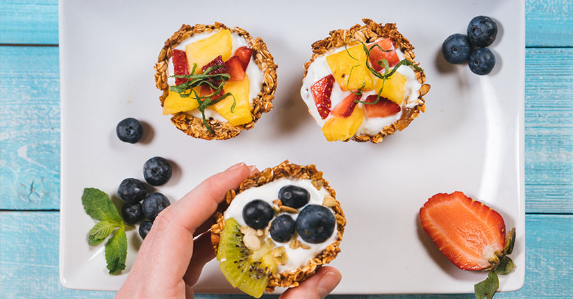 Sugar-Free Granola Cups