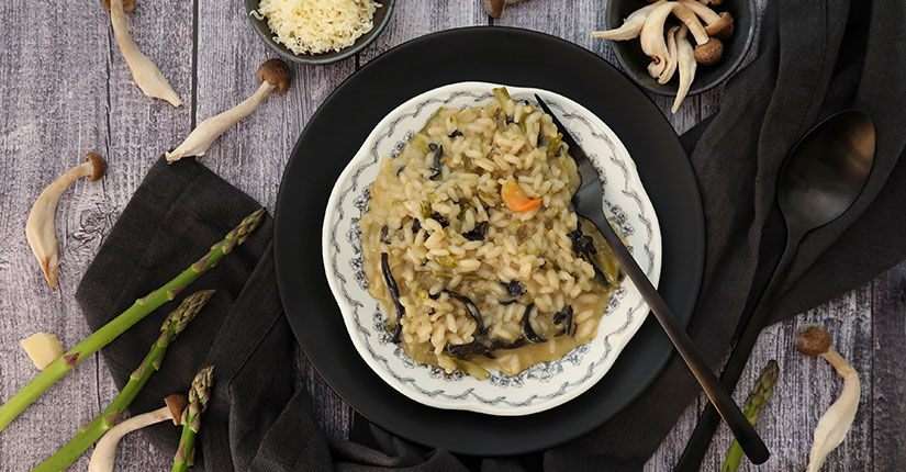 Flavourful Mushroom Risotto