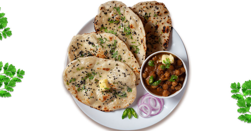 Multigrain Mini Naan With Pindi Chole