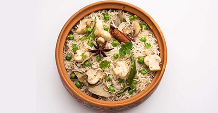 Garlic Mushroom Fried Rice