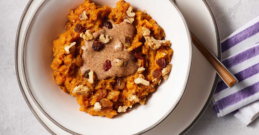 Spiced Nutty Sweet Potato