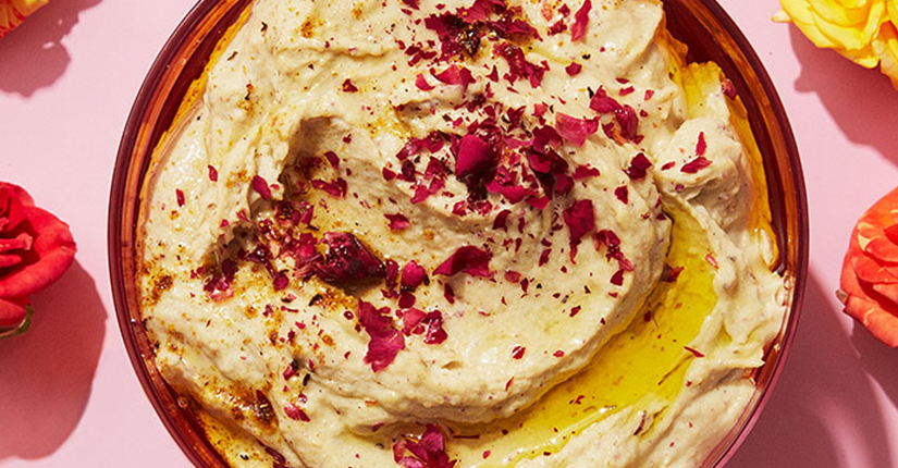 Spiced Rose Hummus