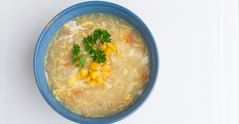 Silky Corn and Chicken Soup