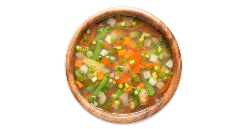 Garlic Vegetable Soup