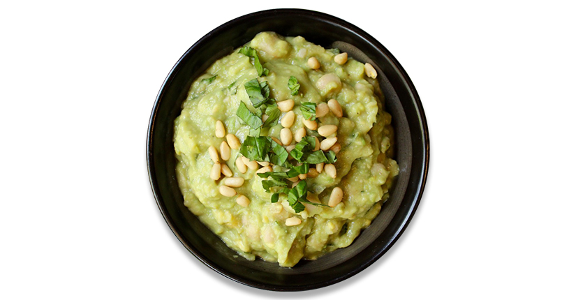 Avocado and bean dip