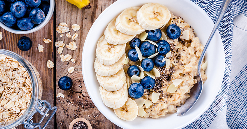 Oatmeal and Blueberry