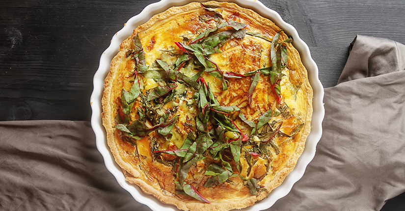 Spinach Mushroom Quiche