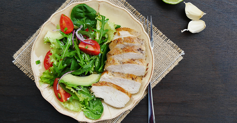 Steamed Garlic Chicken