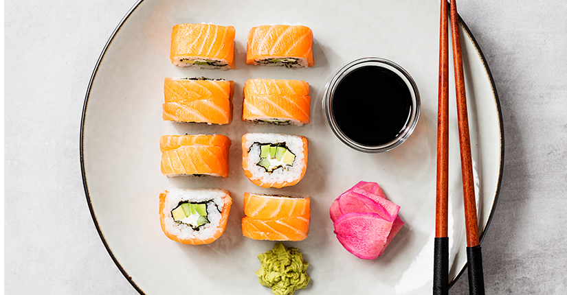 Cucumber Avocado Sushi