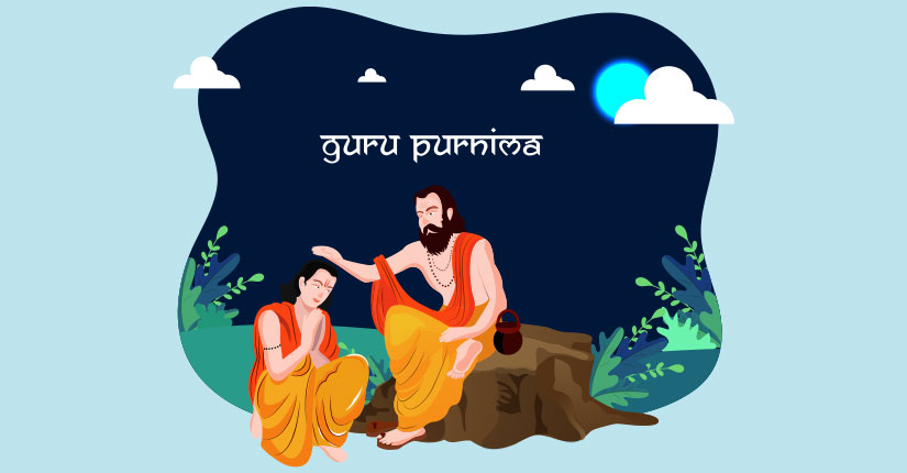 Guru Purnima template design banner-saigonsouth.com.vn