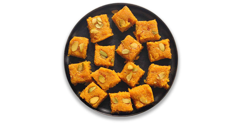 Besan Nariyal Burfi