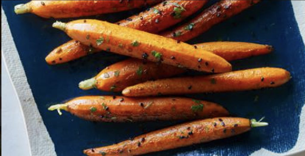 Roasted Sesame Carrots