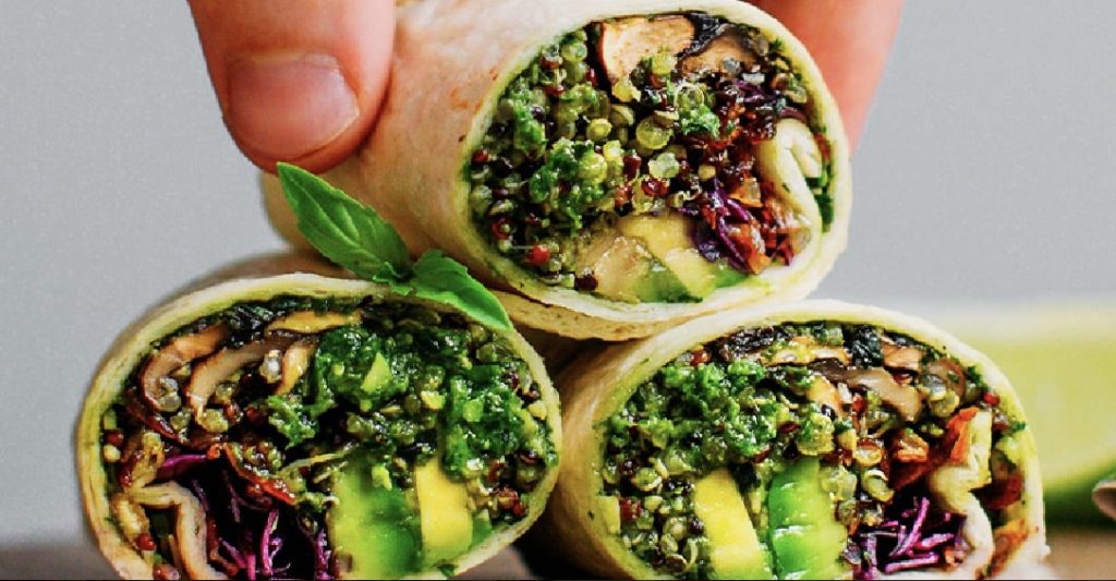 Quinoa Tofu wrap