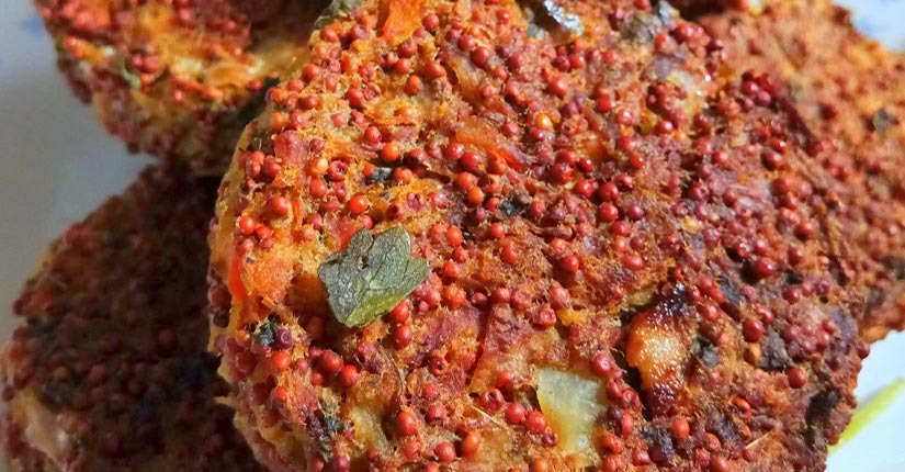 Baked Ragi cutlets