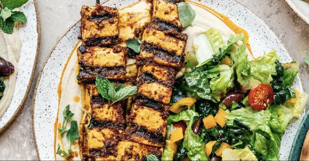 Grilled tofu