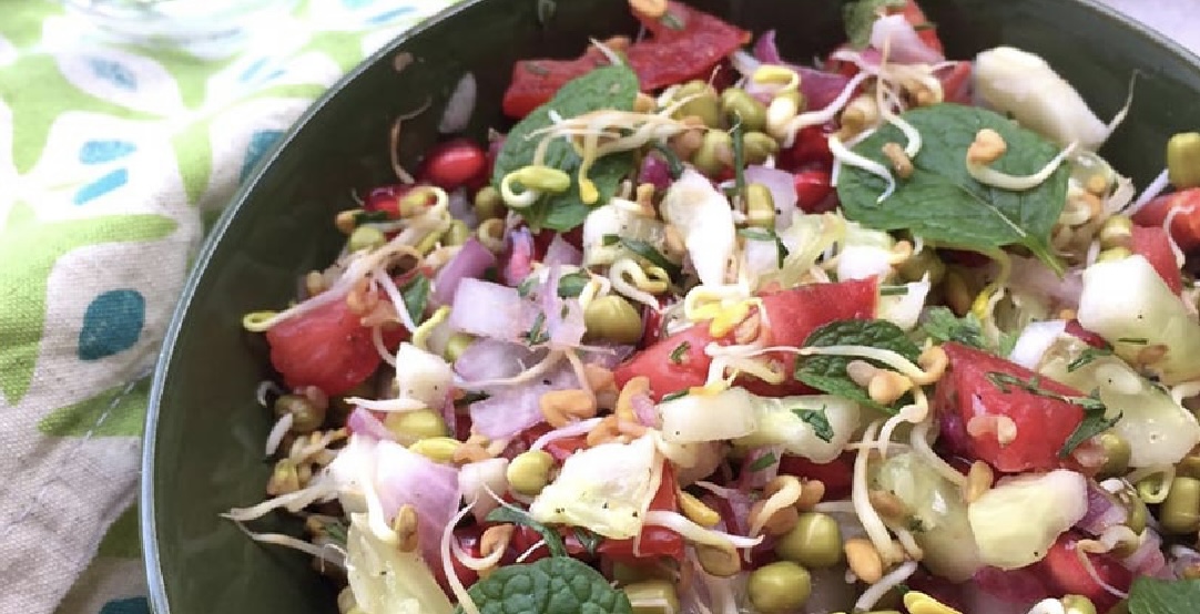 Sprouted Methi Salad Nmami Life