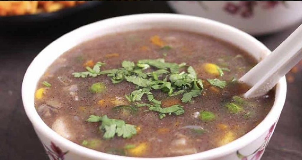 Ragi vegetable soup