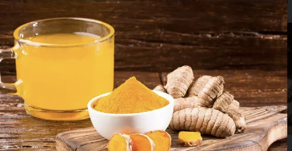 Turmeric spiced tea for immunity