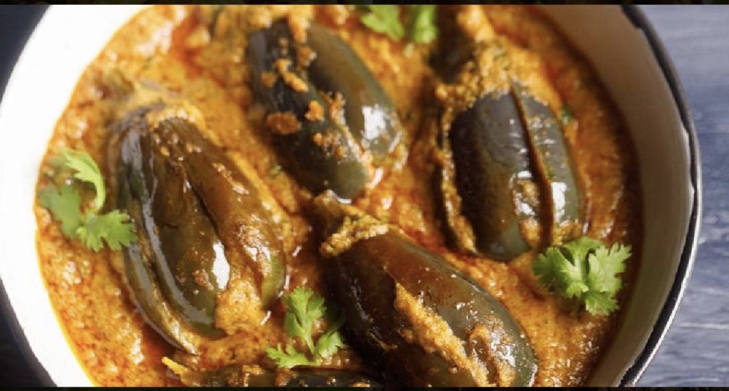 Stuffed brinjal vegetable