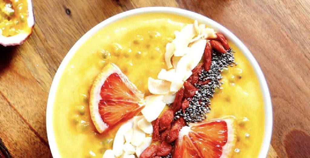 Mango Passionfruit Smoothie Bowl