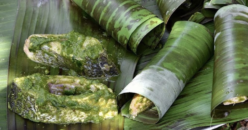 Steamed Banana Leaf Fish