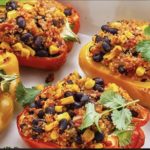 Vegetable Stuffed Bell Peppers.
