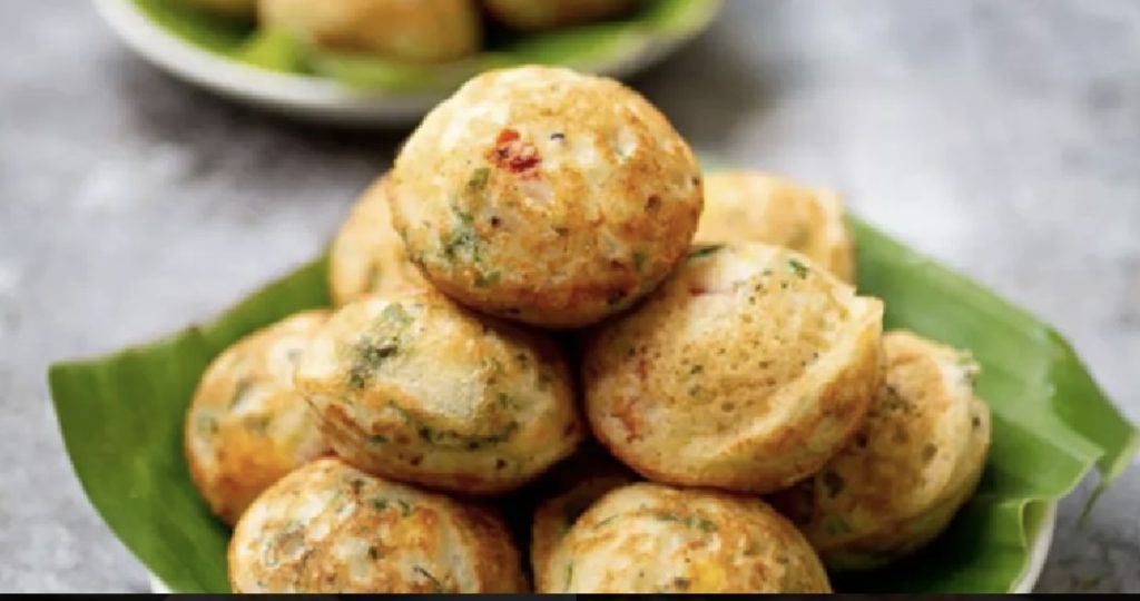 Pudina Paniyaram (Mint Dumplings)