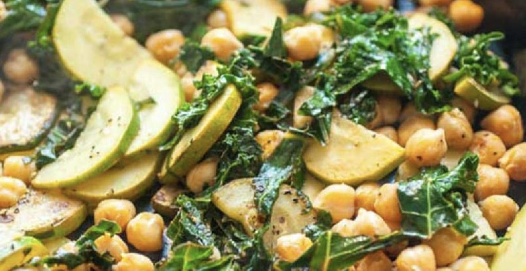 Kale and Chickpea Stir-Fry