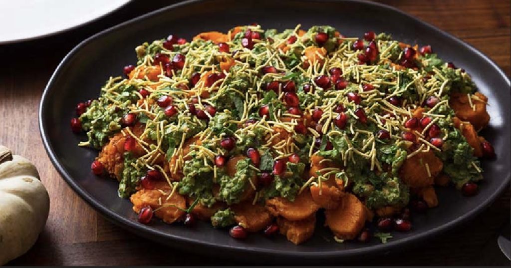 Baked Shakarkandi Chaat