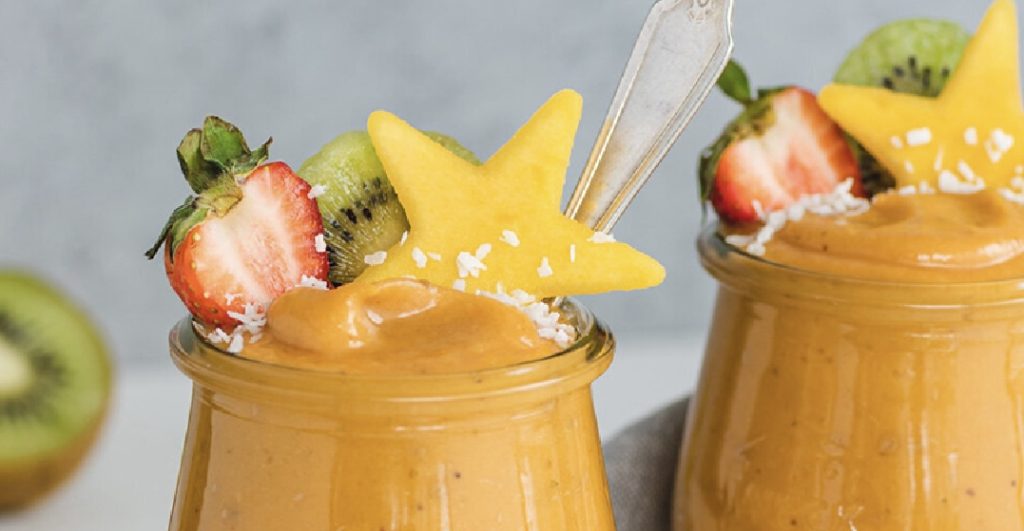 Mango Smoothie Jar