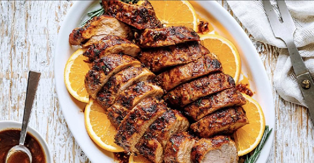 Super Juicy Grilled Pork Tenderloin