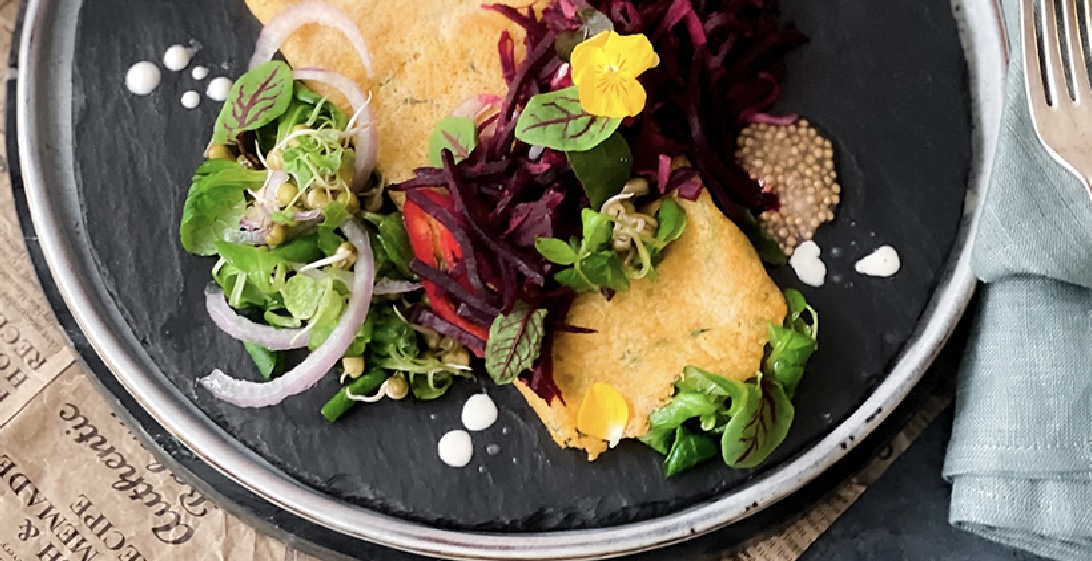 Vegetable Stuffed Quinoa & Moong Dal Chilla Nmami Life