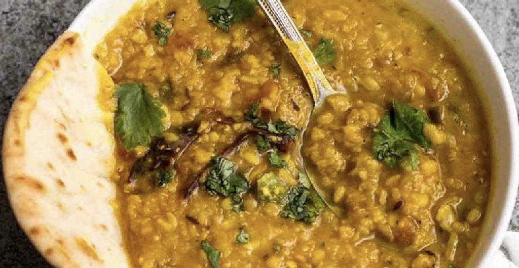 Curried Ratatouille with Masoor Dal Roti