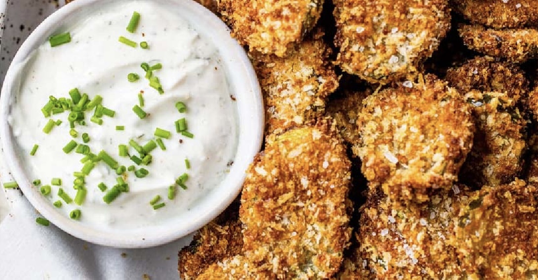 Air-Fryer Pickle Chips Nmami Life