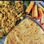 Paneer Bhurji with Methi Roti