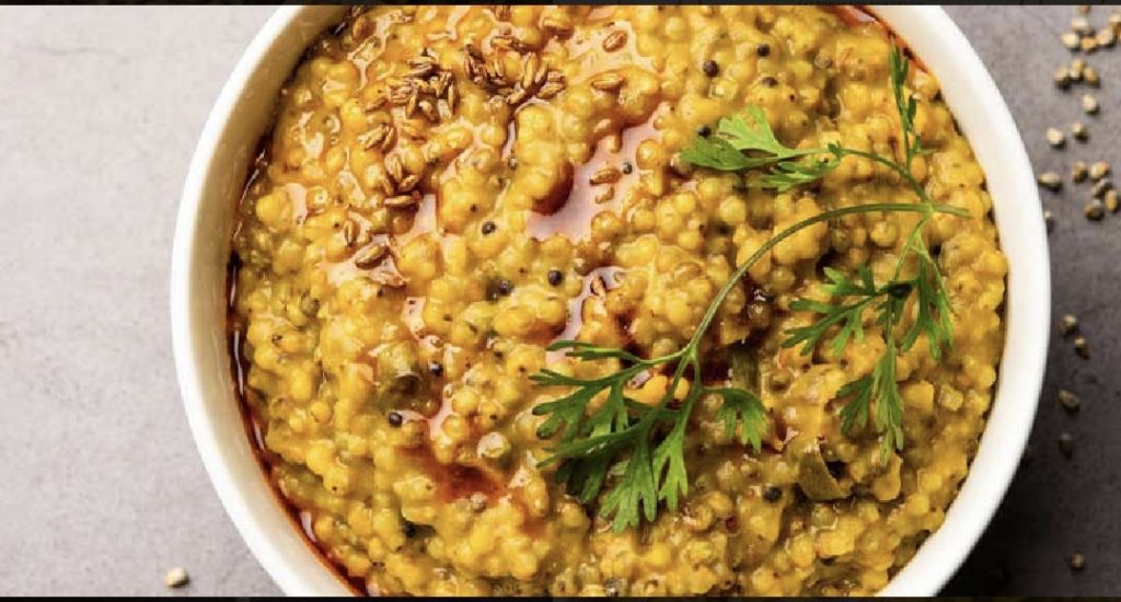 Bajra Khichdi and Mixed Vegetables