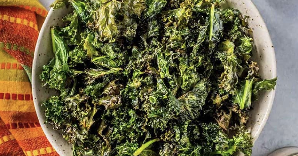 Crispy Kale Chips with Indian Spices Nmami Life