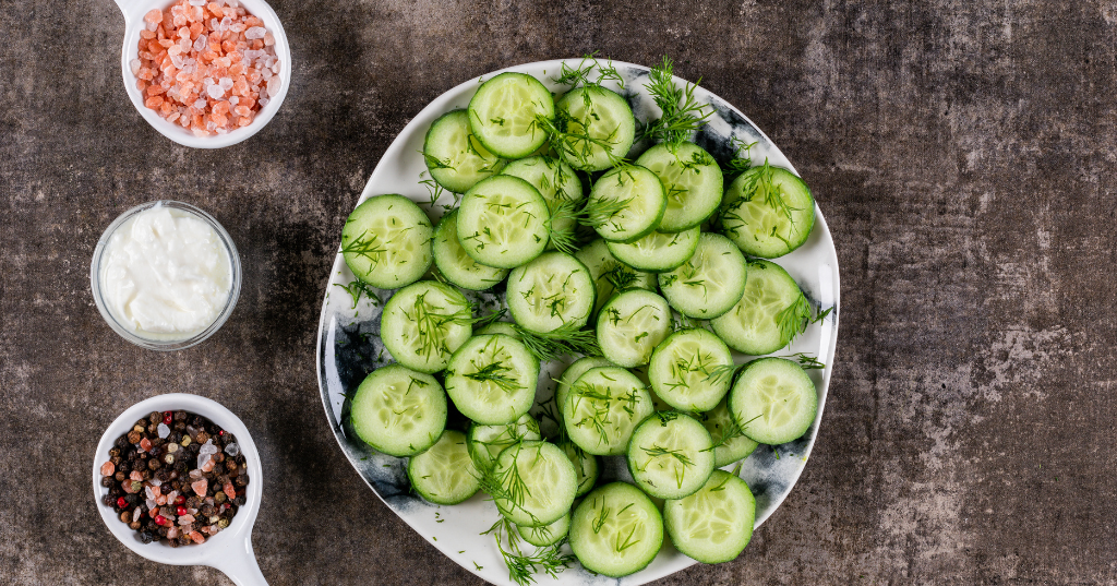 Herbed Cucumber Slices