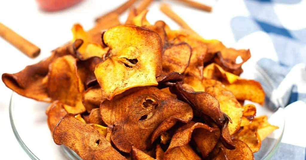 Air Fried Apple Crisps