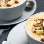 Banana Hazelnut Semolina Porridge