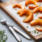 Baked Pumpkin Slices with Thyme
